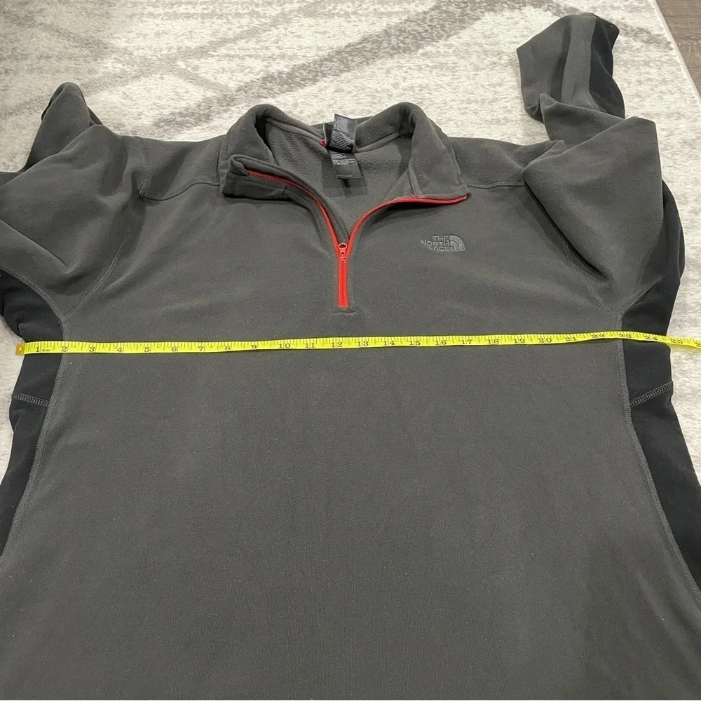 The North Face Grey Fleece 1/4 Zip Pullover